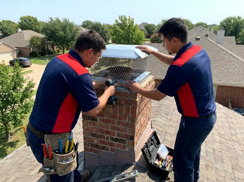 Chimney Cap & Animal Guard Installation in Dallas, TX
