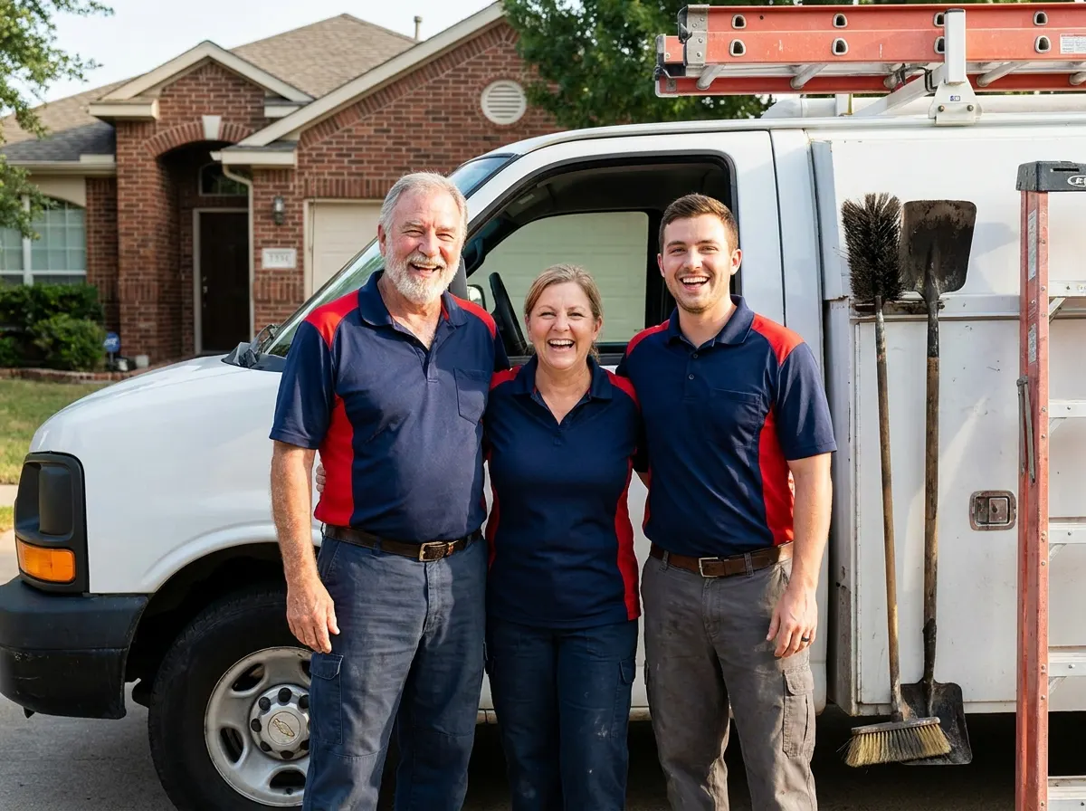 The Dallas Hearth & Chimney Sweep team — chimney sweep in Dallas, TX